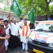 5 अतिरिक्त निःशुल्क एम्बुलेंस सेवा का शुभारम्भ